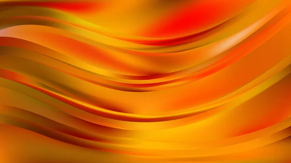 Εικονογράφηση καμπύλης φόντου με πορτοκαλί χρώμα — Διανυσματικό Αρχείο