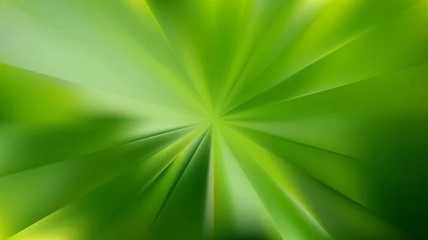 Grüner radialer Sunburst Hintergrund — Stockvektor