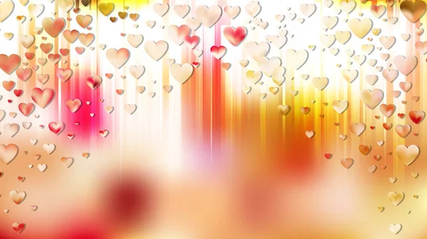 Fond de Saint Valentin rose et jaune — Image vectorielle