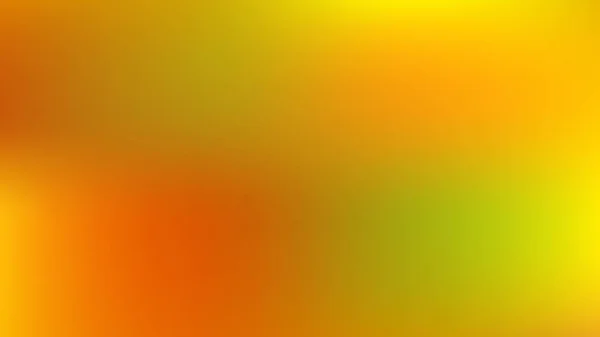 オレンジと緑のぼやけた背景イラスト — ストックベクタ