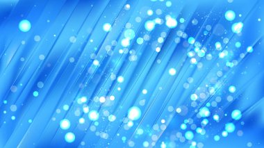 Soyut Mavi Bulanık Işıklar Arka Plan Tasarımı