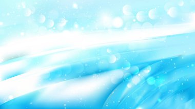 Soyut Mavi ve Beyaz Defocused Işıklar Arka Plan Görüntüsü