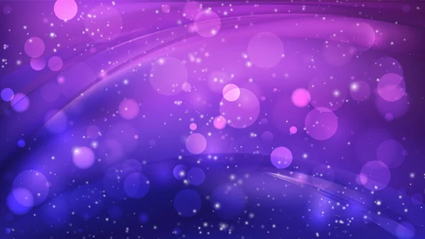抽象的な青と紫のぼやけたライトの背景デザイン — ストックベクタ