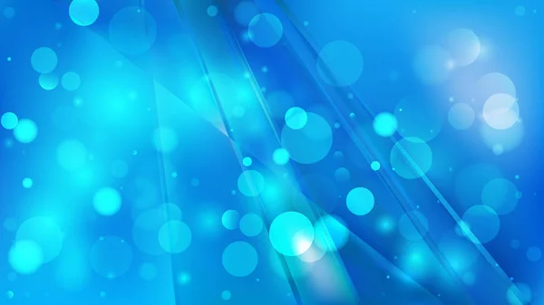 Abstrato azul brilhante luzes embaçadas imagem de fundo —  Vetores de Stock