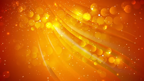 抽象的な明るいオレンジ色のデフォーカス背景デザイン — ストックベクタ