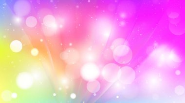 Soyut Renkli Bokeh Arka Plan Tasarımı
