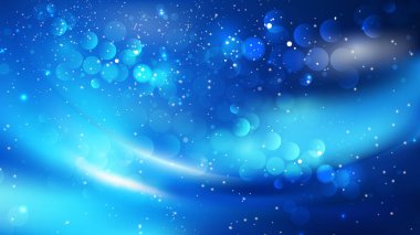 Soyut Cool Mavi Defokus Arka Plan Görüntüsü