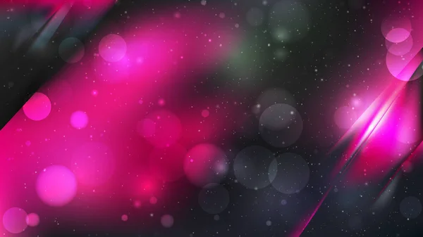 抽象酷粉红散景去焦点灯光背景设计 — 图库矢量图片