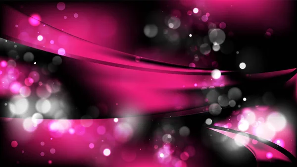 Abstract cool roze bokeh defocused lichten achtergrond — Stockvector