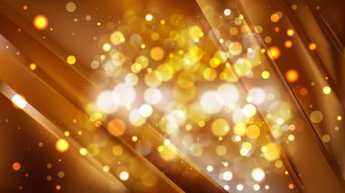 Soyut Koyu Turuncu Bokeh Arka Plan Vektörü