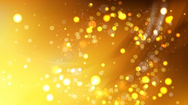 Soyut Koyu Turuncu Bokeh Arka Plan Tasarımı