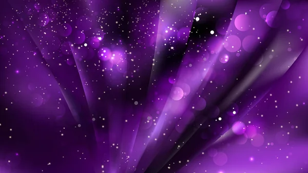 Imagen de fondo de luces desenfocadas púrpura fresca abstracta — Vector de stock