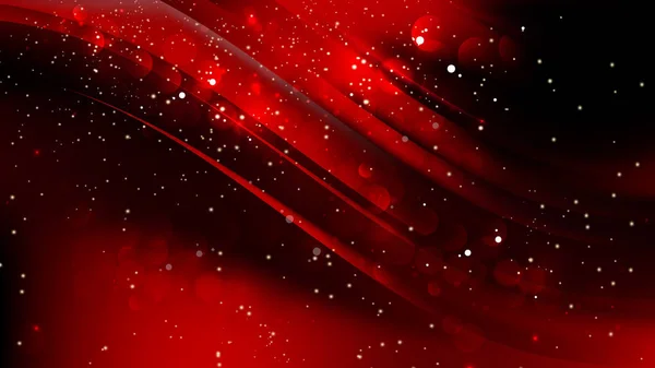 Аннотация Cool Red Blurred Lights Background — стоковый вектор