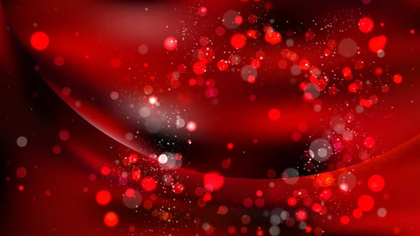 Аннотация Cool Red Blurred Lights Background Vector — стоковый вектор