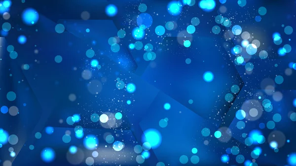 Абстрактний темно синій розмитий Боке фон — стоковий вектор