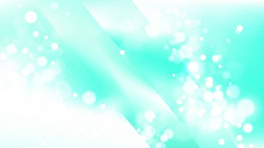 Soyut Yeşil ve Beyaz Bokeh Defocused Işıklar Arka Plan