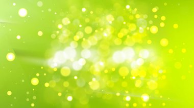 Soyut Kireç Yeşil Bokeh Arka Plan