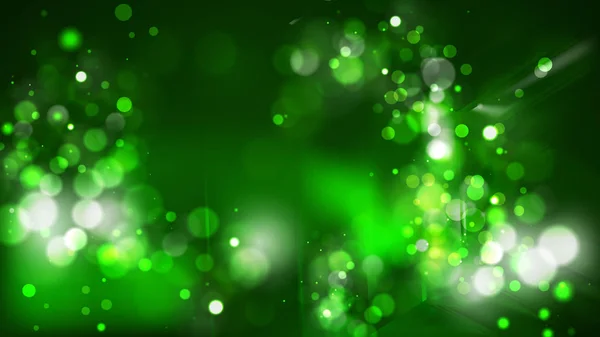 Abstrato verde e preto Bokeh fundo Vector —  Vetores de Stock