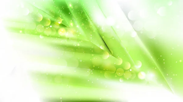 Абстрактні зелені та білі розмиті вогні Векторний фон — стоковий вектор