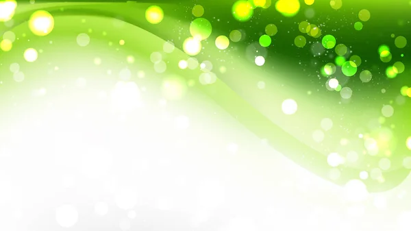 Vector de fondo desenfocado verde y blanco abstracto — Vector de stock