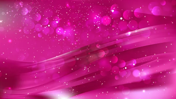 Аннотация Hot Pink Blurred Lights Background — стоковый вектор