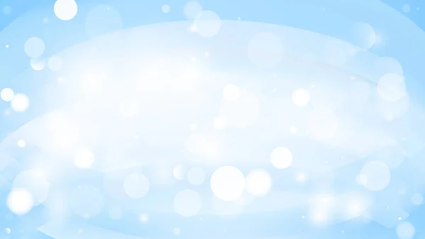 Аннотация Light Blue Bokeh Lights Background Vector — стоковый вектор