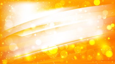 Soyut Turuncu ve Beyaz Işıklar Arka Plan Görüntüsü