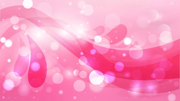 Abstrato rosa Bokeh luzes de fundo Design — Vetor de Stock