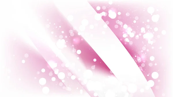 Вектор тла абстрактного рожевого та білого Боке — стоковий вектор