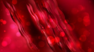 Soyut Kırmızı ve Siyah Bokeh Defocused Işıklar Arka Plan Vektör