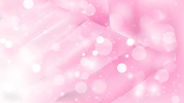 抽象的なピンクと白のデフォーカス背景ベクトル — ストックベクタ