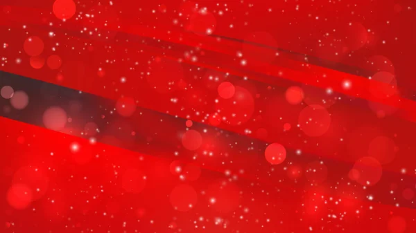 Abstrato Bokeh vermelho desfocado luzes de fundo Design — Vetor de Stock