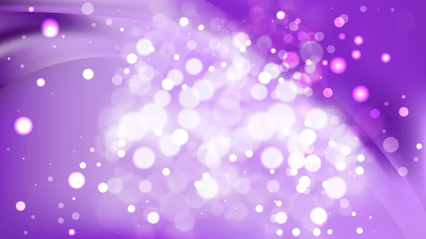 Diseño de fondo de luces de desenfoque púrpura y blanca abstracta — Vector de stock