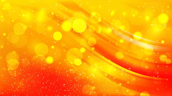 Astratto rosso e giallo luci di Bokeh Immagine di sfondo — Vettoriale Stock