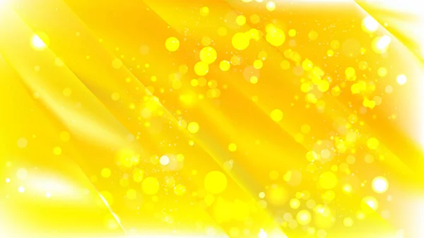 Resumen Amarillo luces borrosas Vector de fondo — Archivo Imágenes Vectoriales