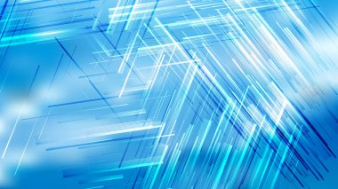 Soyut Mavi ve Beyaz Düzensiz Çizgiler Arka Plan