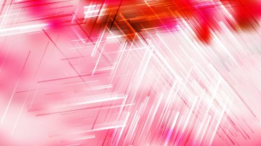 Pembe ve Beyaz Rastgele Kaotik Çizgiler Soyut Arka Plan Grafiği