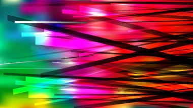 Kırmızı ve Yeşil Geometrik Düzensiz Çizgiler Arka Plan Görüntüsü