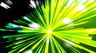 Soyut Yeşil Siyah Beyaz Burst Arka Plan