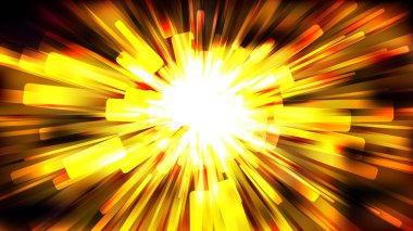Soyut Turuncu Siyah Ve Beyaz Starburst Arka Plan
