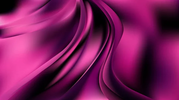 Fundo brilhante rosa brilhante abstrato da onda — Vetor de Stock