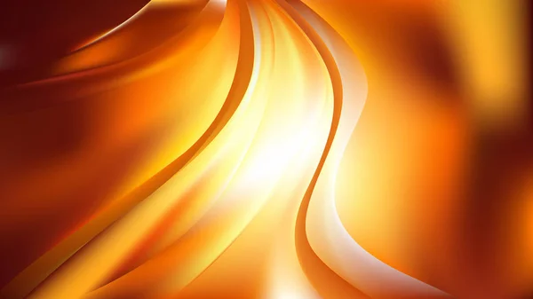 Imagem de fundo de onda abstrato laranja — Vetor de Stock