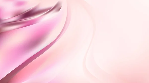 Abstracte roze en witte glanzende Wave achtergrond vector illustratie — Stockvector