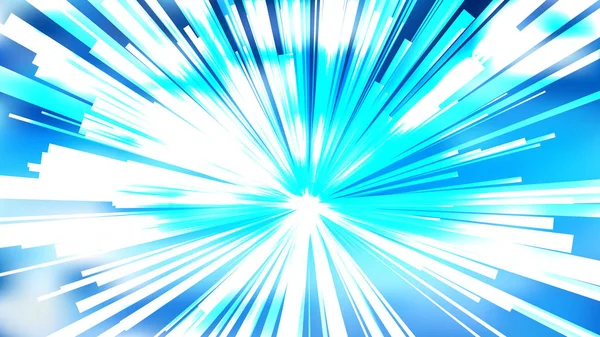 Аннотация Blue and White Radial Explosion Background Vector Image — стоковый вектор