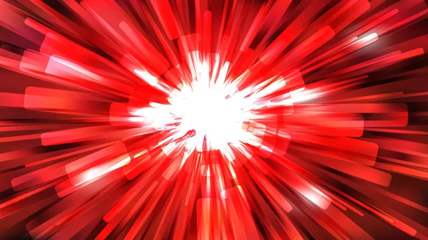 Abstrakte rote schwarz-weiße Starburst-Hintergrundvorlage — Stockvektor