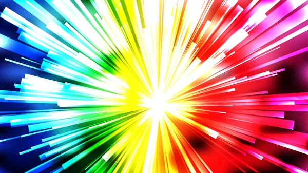 Abstract Colorful Light Rays Background — Stock Vector