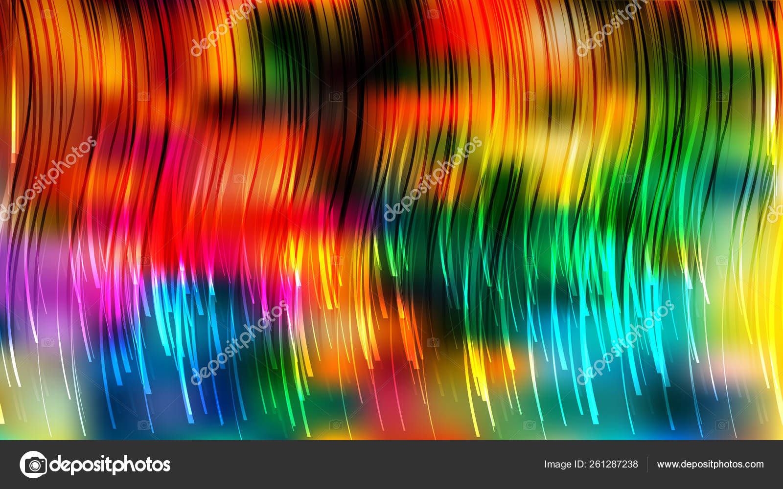 Abstract Colorful Vertical Curve Striped Lines Background Vector Abstract Colorful Vertical Curve Striped Lines Background Vector