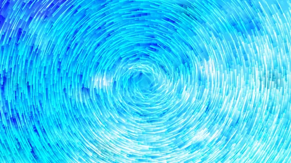 抽象的な明るい青い円形線の背景ベクトルグラフィック — ストックベクタ