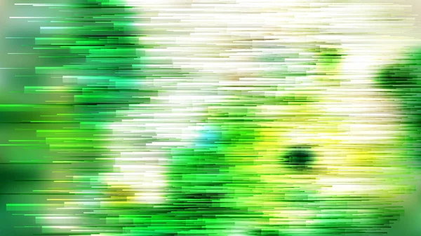 Résumé Lignes horizontales vertes et blanches Contexte — Image vectorielle
