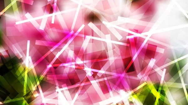 Анотація рожевого зеленого і білого динамічного пересічної лінії фону — стоковий вектор